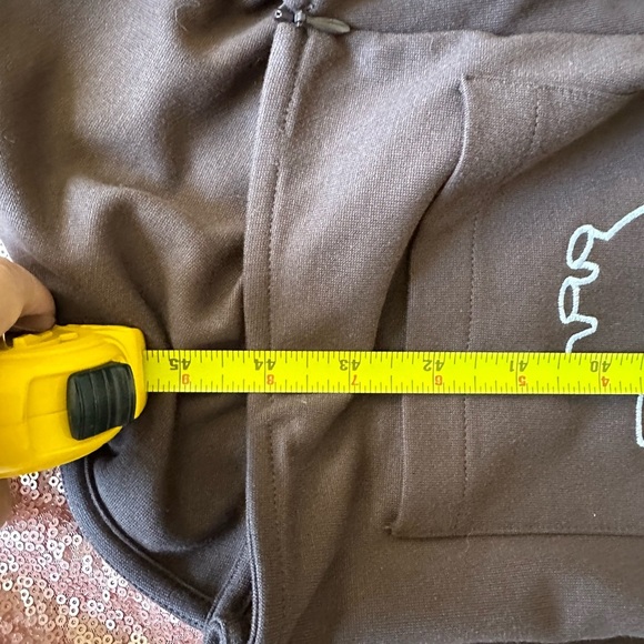 Y2k,90s Brown Jumper Overall Maxi Dress. big embroidered heart, Portugal Made - Picture 8 of 11